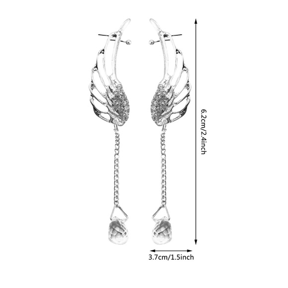 Angel wings Earrings - Picture 14 of 16